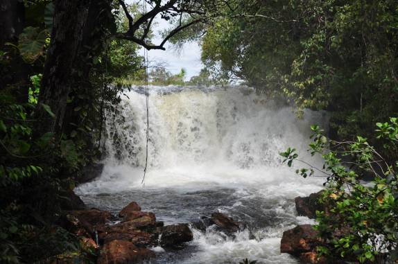 A Cachoeira do Rio da Prata, região de São Félix do Tocantins, no Jalapão - TO
